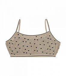 Хлопковий топ на тонких бретельках