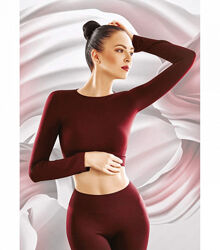 Спортивний топ з довгим рукавом CROP TOP