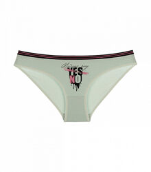 Жіночі трусики з принтом Yes No