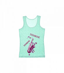 Дитяча майка для дівчинки змалюнком музичних інструментів