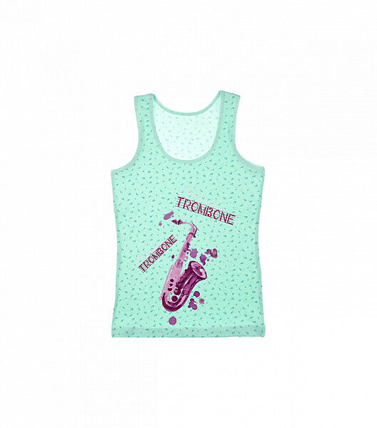 Дитяча майка для дівчинки змалюнком музичних інструментів