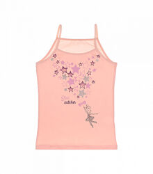 Майка для дівчаток на тонких бретельках з малюнком