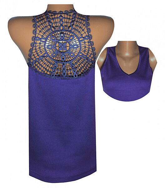 Жіноча майка на широких бретельках