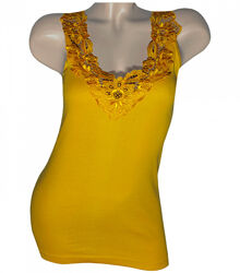 Ажурна майка на широких бретельках