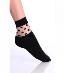 Шкарпетки фантазійні з малюнком середньої довжини