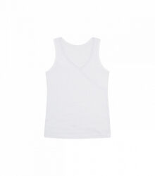 Ажурна майка для дівчинки на широких бретелях