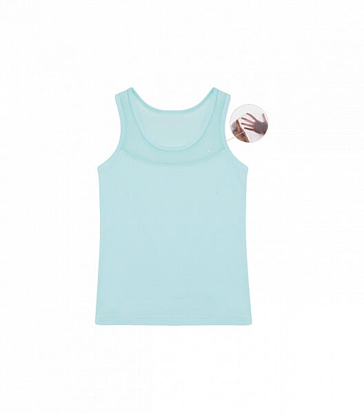 Однотонна майка для дівчинки