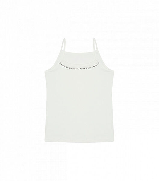 Однотонна майка для дівчинки