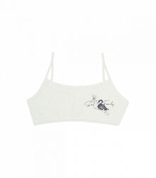 Підлітковий топ з принтом Лебеді