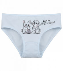 Дитячі сліпи для дівчинки з принтом Кошеня та Цуценя