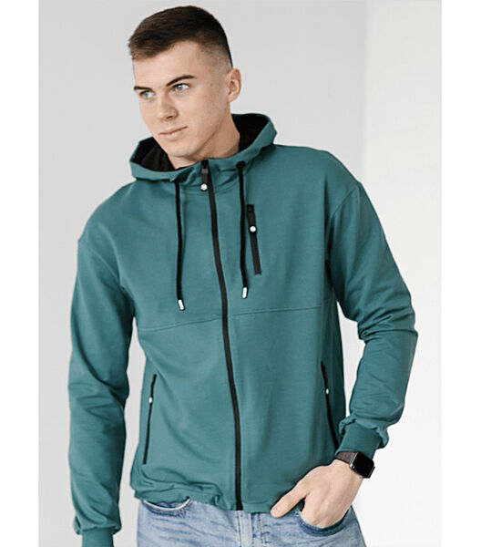 Кофта на застібці з капюшоном