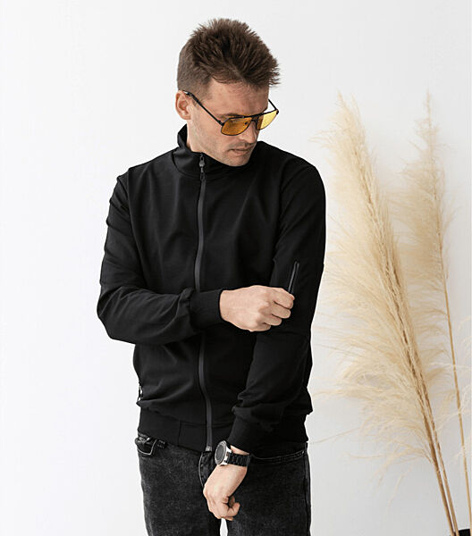 Чоловіча кофта на застібці без капюшона