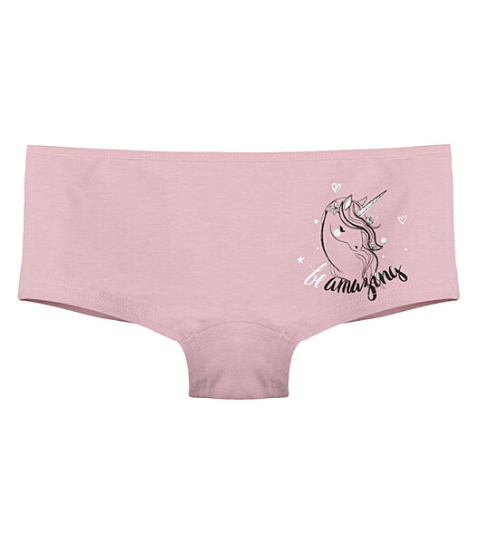 Підлітковітрусишортики для дівчинки з принтом Be Amazing