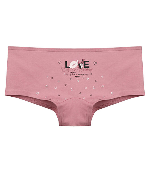Підлітковітрусишортики з принтом LOVE для дівчинки