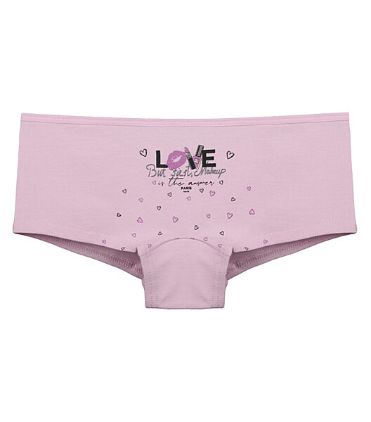 Підлітковітрусишортики з принтом LOVE для дівчинки