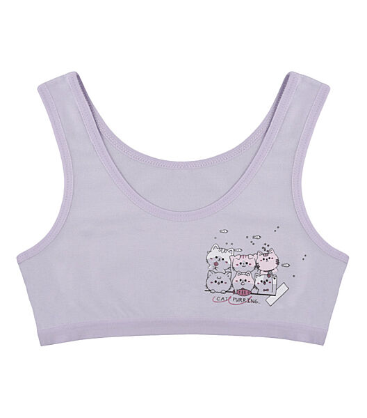 Топ для дівчинки з принтом Cat Purring