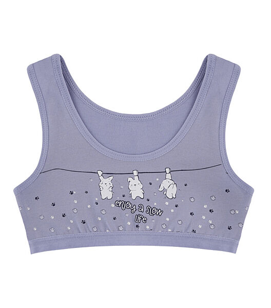 Топ для дівчинки з принтом Enjoy a Slow Life