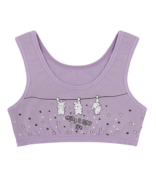 Топ для дівчинки з принтом Enjoy a Slow Life