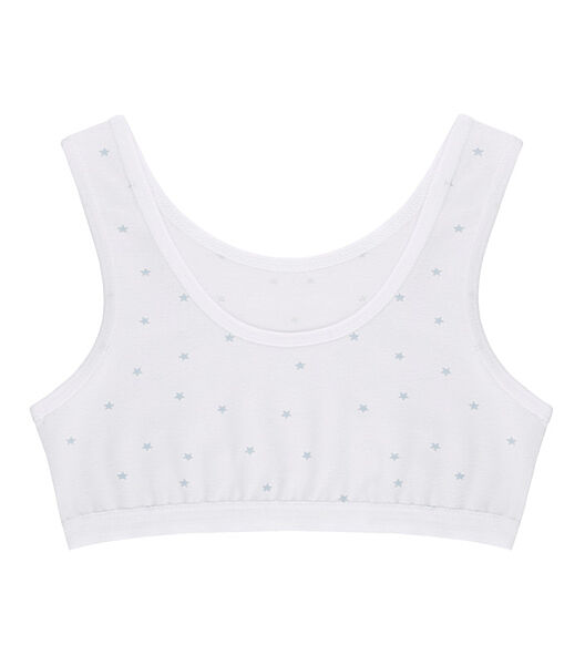 Топ з малюнком на широких бретельках