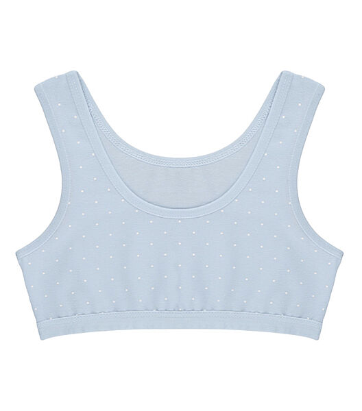 Топ з малюнком на широких бретельках