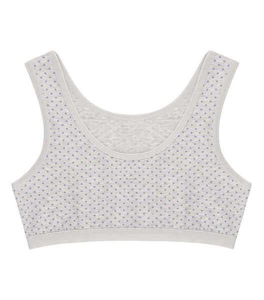 Топ з малюнком на широких бретельках