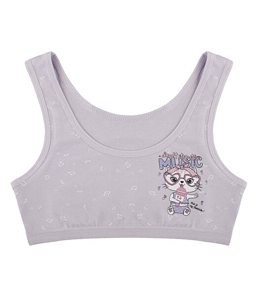 Топ для дівчинки з принтом MUSIC