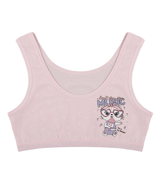Топ для дівчинки з принтом MUSIC