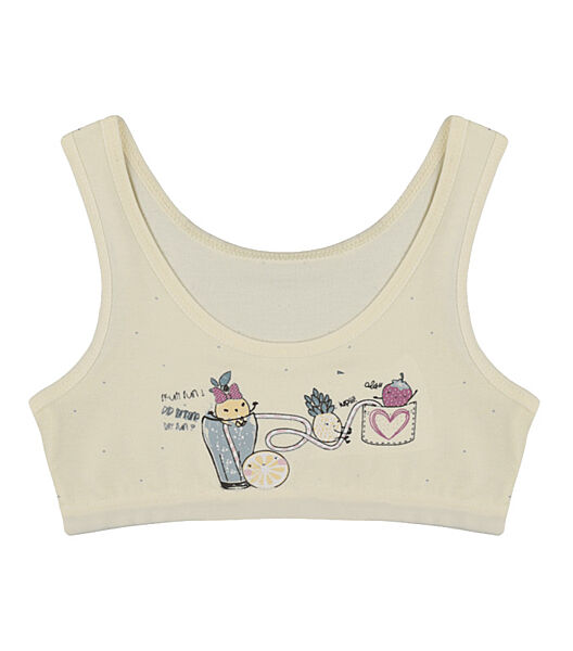 Топ для дівчинки з принтом Coctail