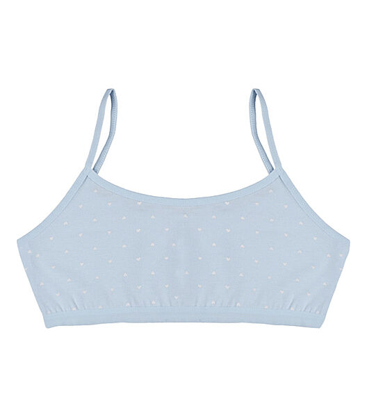 Підлітковий топ на тонких бретельках для дівчинки з малюнком