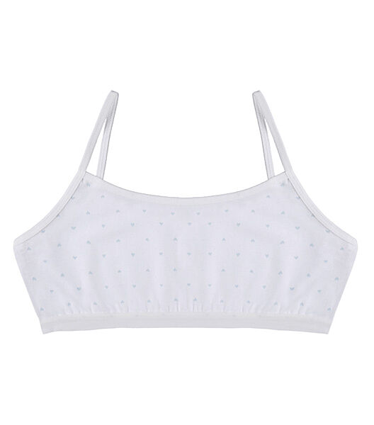 Підлітковий топ на тонких бретельках для дівчинки з малюнком