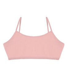 Підлітковий однотонний топ на тонких бретельках для дівчаток