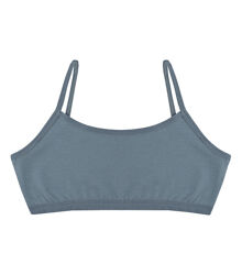 Підлітковий однотонний топ на тонких бретельках для дівчаток