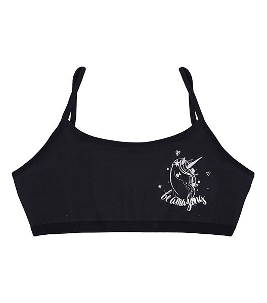 Підлітковий топ на тонких бретельках з принтом Be Amazing