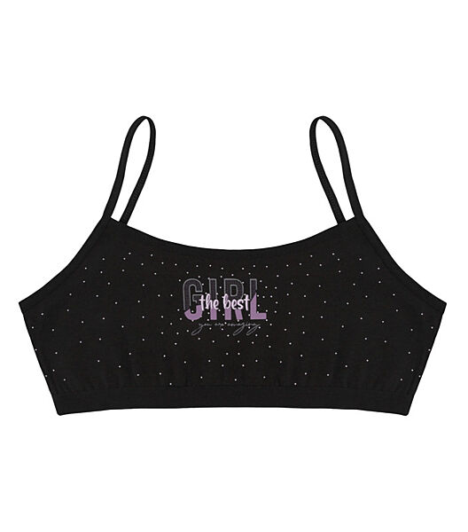 Підлітковий топ на тонких бретельках з принтом GIRL