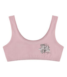 Підлітковий топ з принтом на широких бретельках