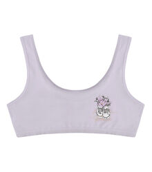 Підлітковий топ з принтом на широких бретельках