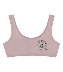 Підлітковий топ з принтом на широких бретельках