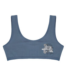 Підлітковий топ з принтом на широких бретельках