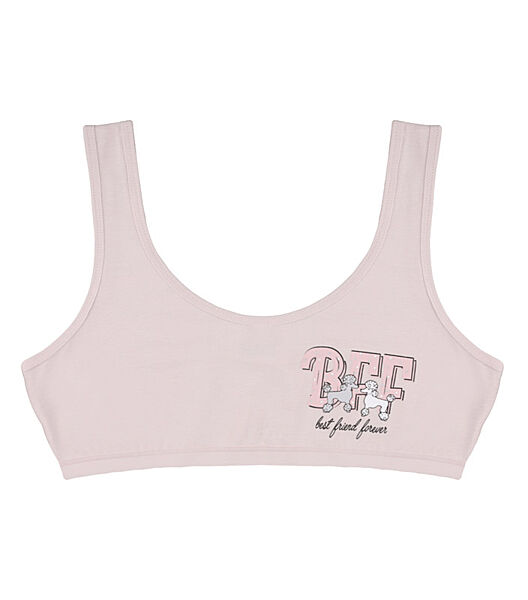 Підлітковий топ з принтом Best Friend Forever на широких бретельках