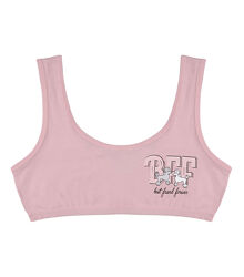 Підлітковий топ з принтом Best Friend Forever на широких бретельках