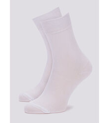 Класичні білі шкарпетки з високою посадкою