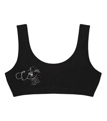 Підлітковий топ з принтом Cat GIRLL на широких бретельках