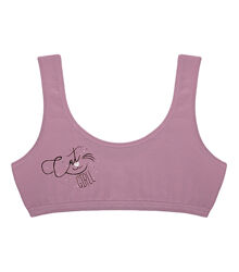 Підлітковий топ з принтом Cat GIRLL на широких бретельках