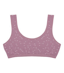 Підлітковий топ з малюнком Сердечки на широких бретельках