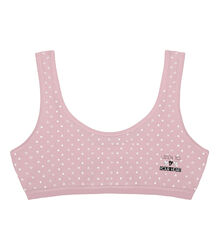 Підлітковий топ на широких бретельках з малюнком Сердечки