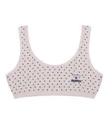 Підлітковий топ на широких бретельках з малюнком Сердечки