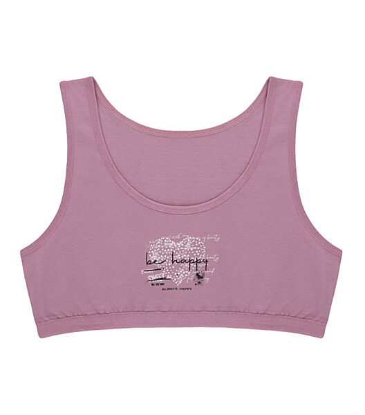 Підлітковий топ на широких бретельках з малюнком Серце