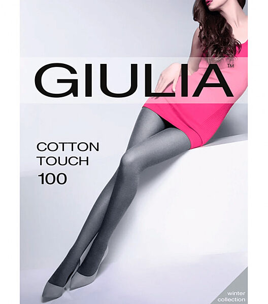 Однотонні жіночі колготки COTTON TOUCH 100