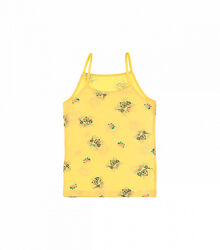 Майка з малюнком на тонких бретельках для дівчинки