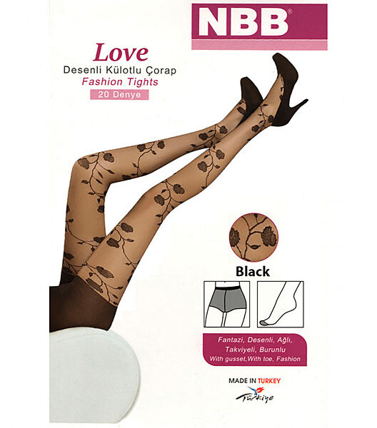 Фантазійні капронові колготки